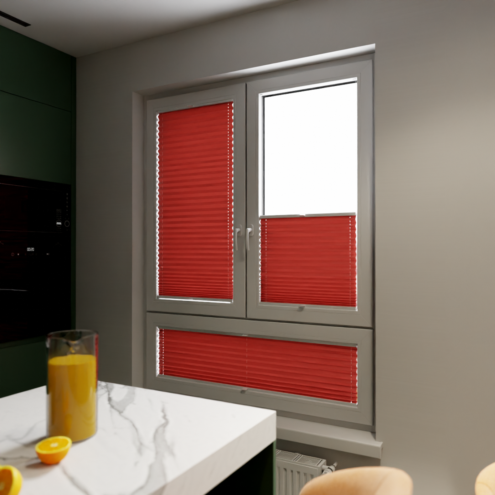 Jaloustore COSIFLOR® Plissee Riva Rot - Bild 10