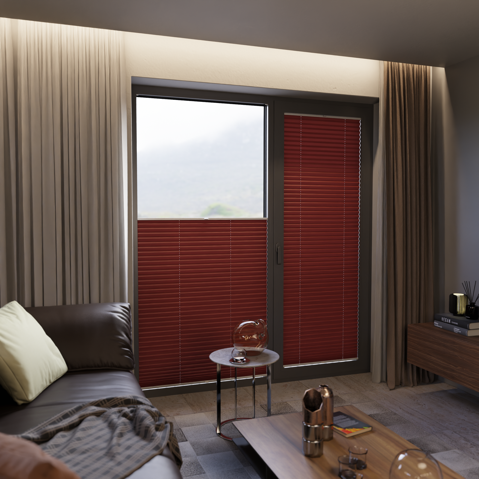 Jaloustore COSIFLOR® Plissee Riva Rot - Bild 14