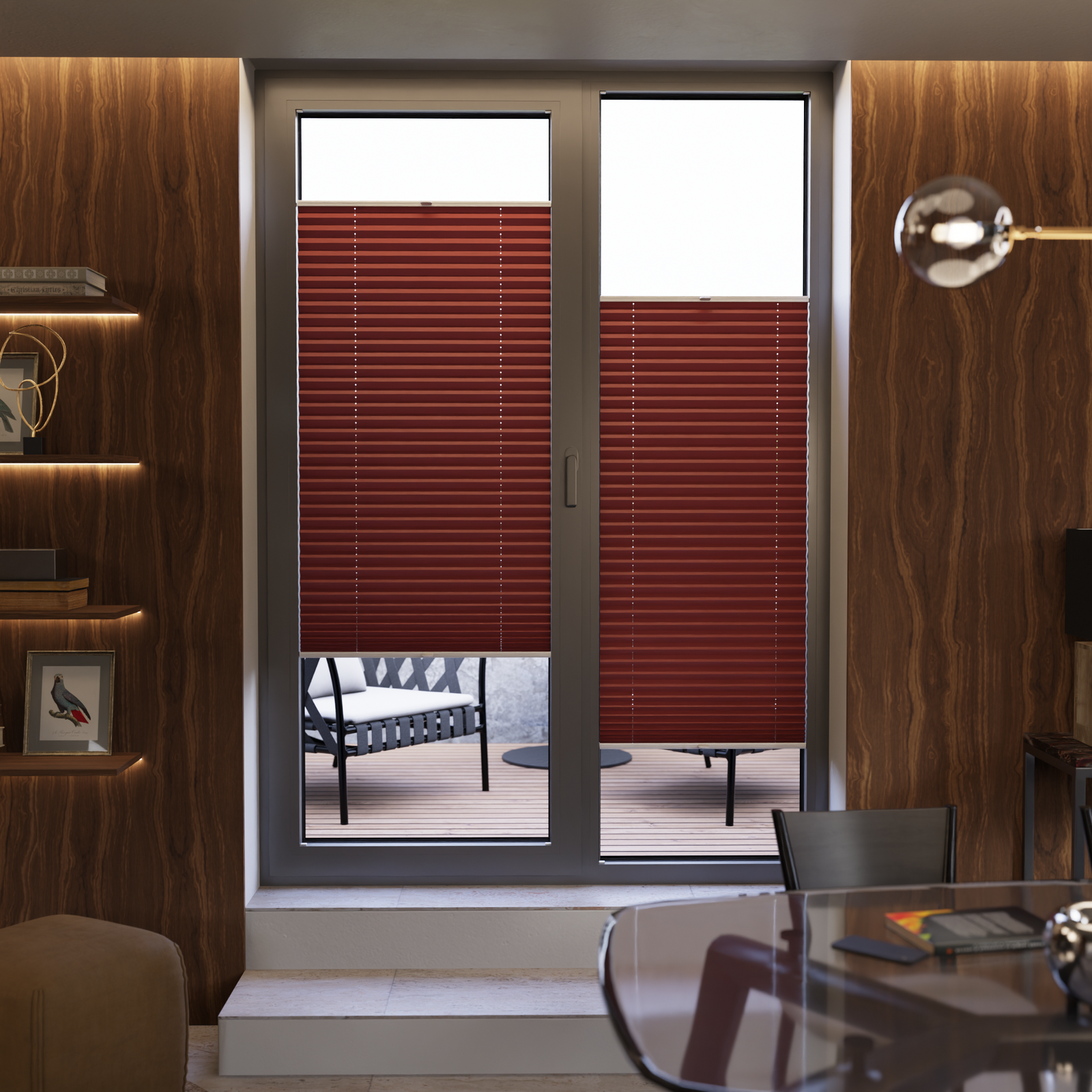 Jaloustore COSIFLOR® Plissee Riva Rot - Bild 15