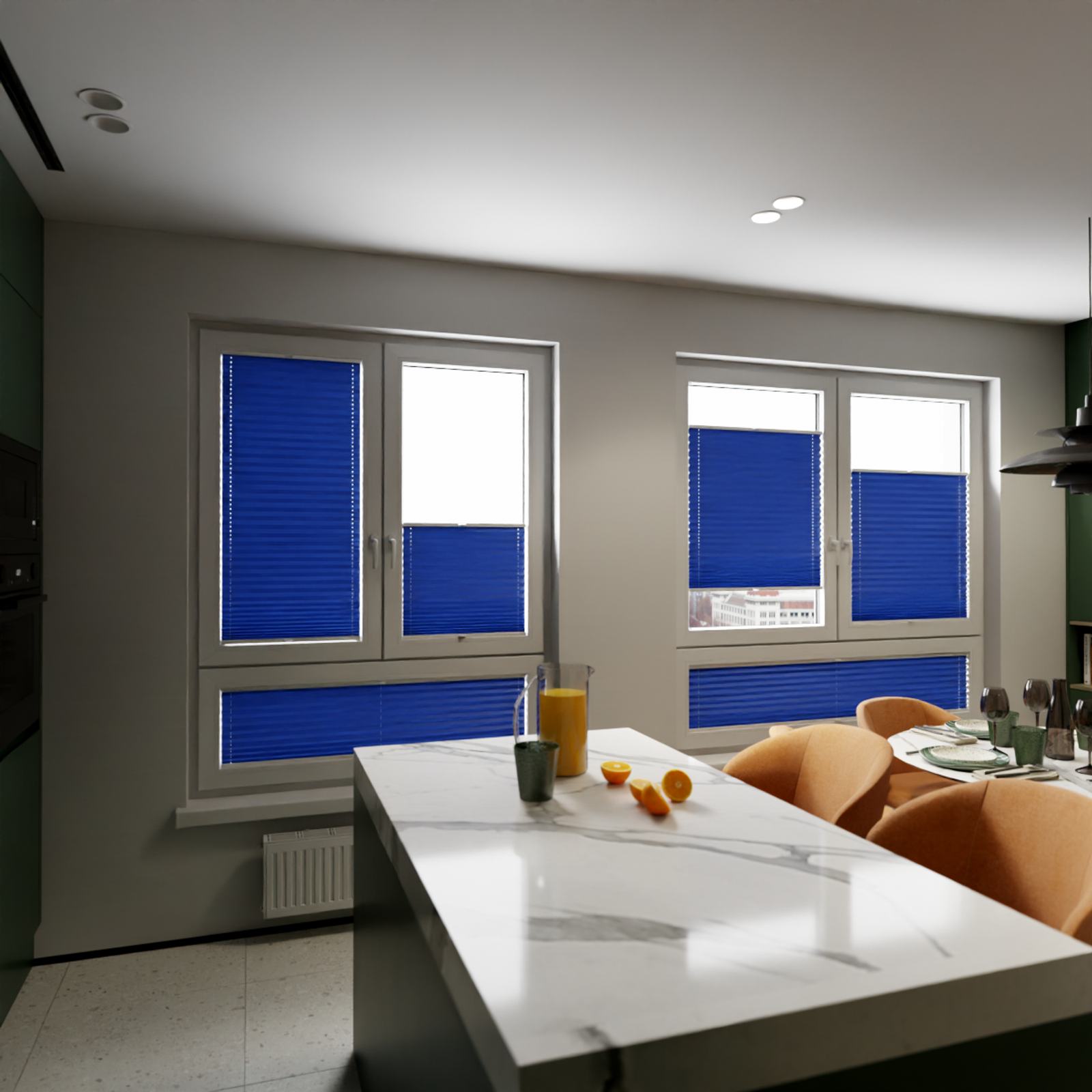 Jaloustore COSIFLOR® Plissee Riva Blau - Bild 11