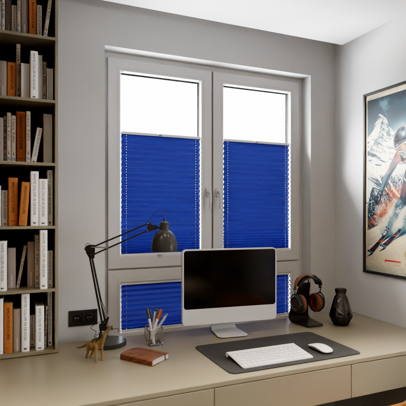 Jaloustore COSIFLOR® Plissee Riva Blau - Bild 9