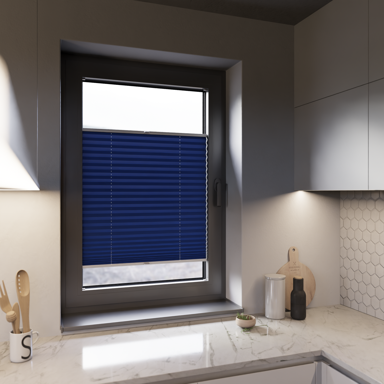 Jaloustore COSIFLOR® Plissee Riva Blau - Bild 12