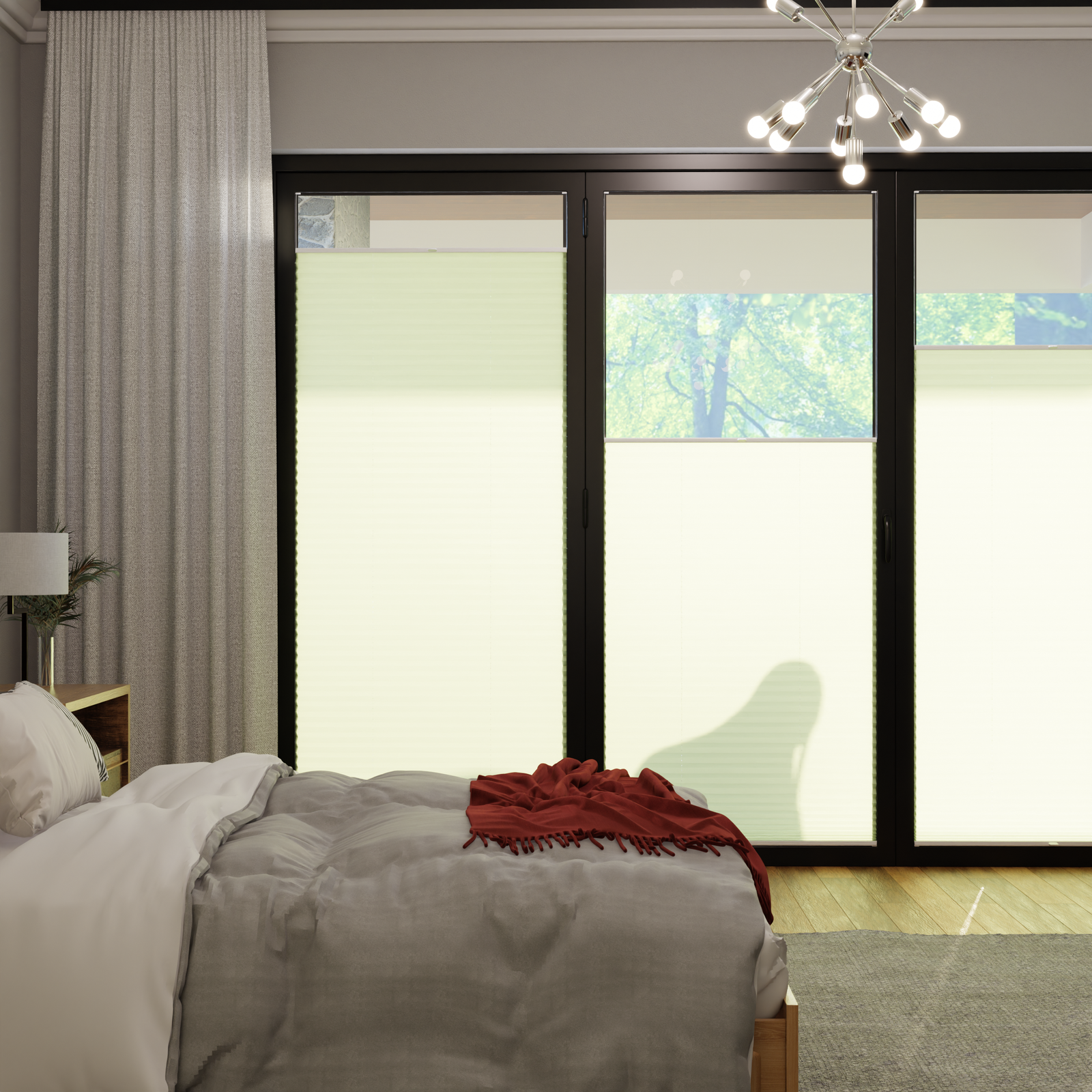 Jaloustore COSIFLOR® Plissee Riva Hellgrün - Bild 0