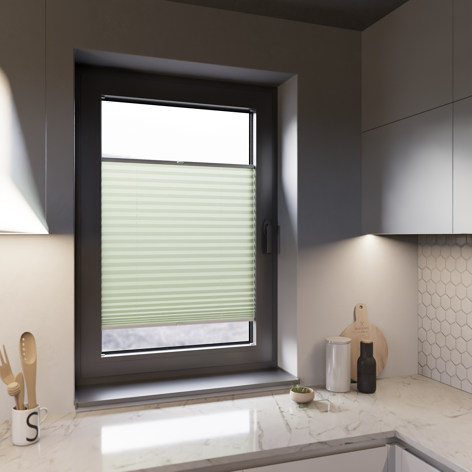 Jaloustore COSIFLOR® Plissee Riva Hellgrün - Bild 12