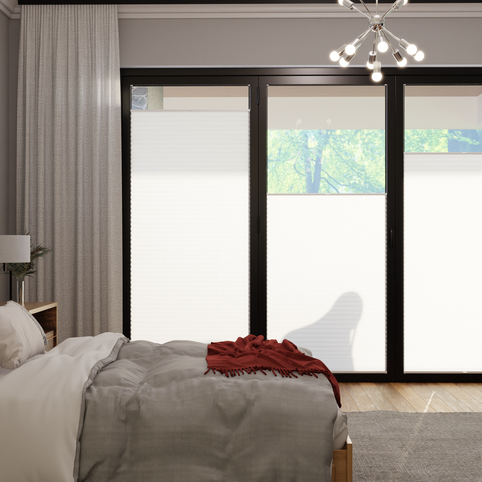 Jaloustore COSIFLOR® Plissee Riva Hellgrau - Bild 0