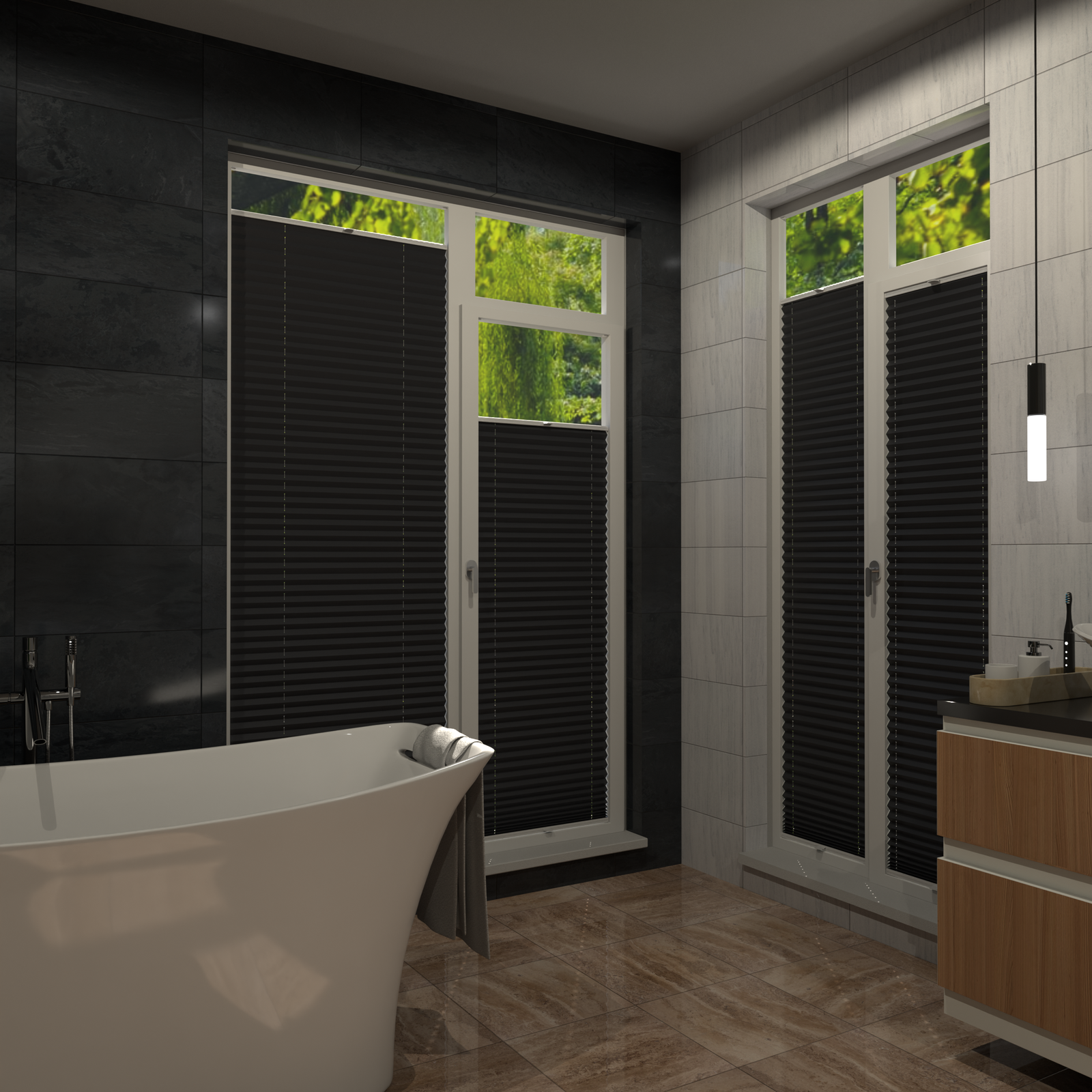 Jaloustore COSIFLOR® Plissee Riva Schwarz - Bild 16