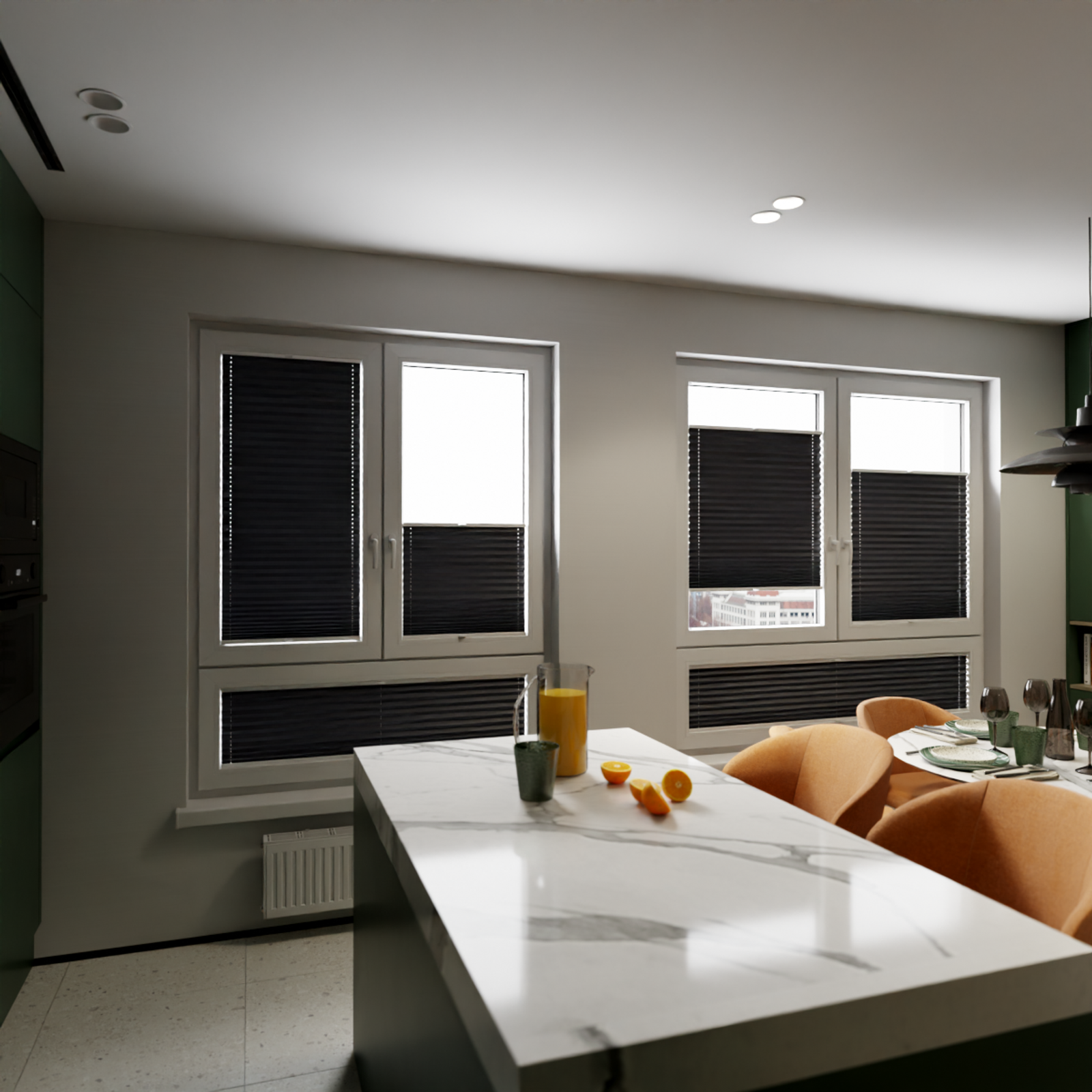 Jaloustore COSIFLOR® Plissee Riva Schwarz - Bild 11