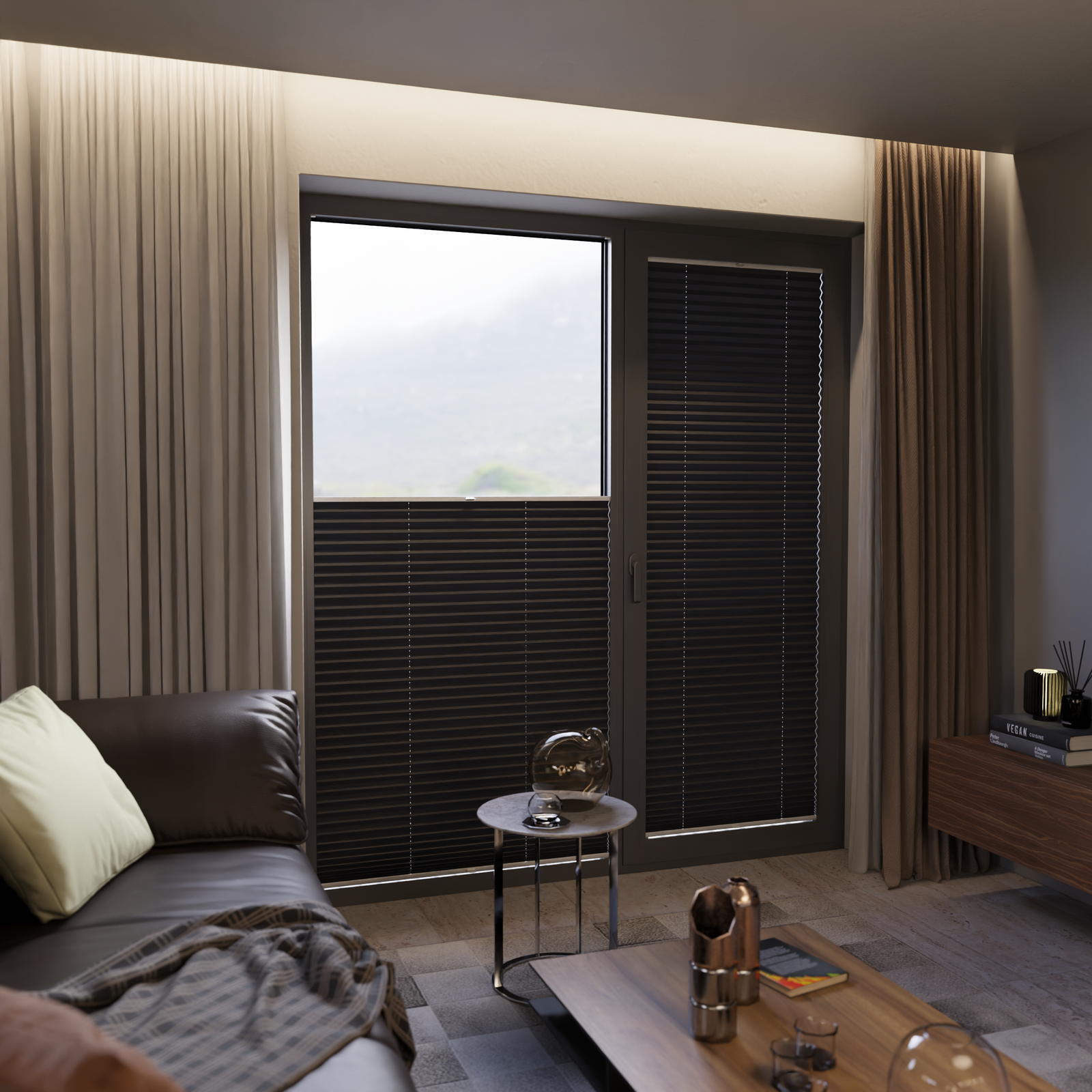 Jaloustore COSIFLOR® Plissee Riva Schwarz - Bild 14