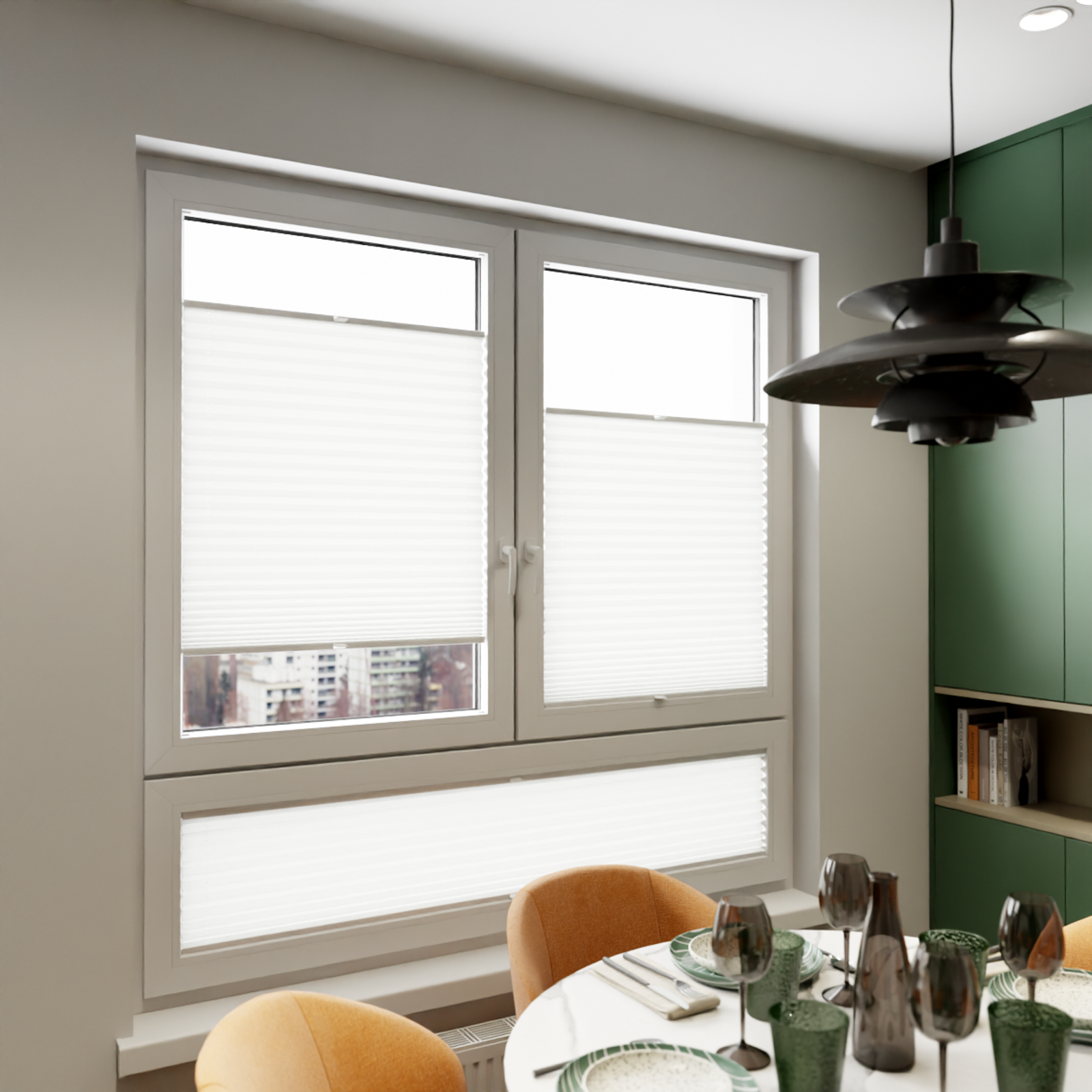 Jaloustore COSIFLOR® Plissee Verona Weiß - Bild 7