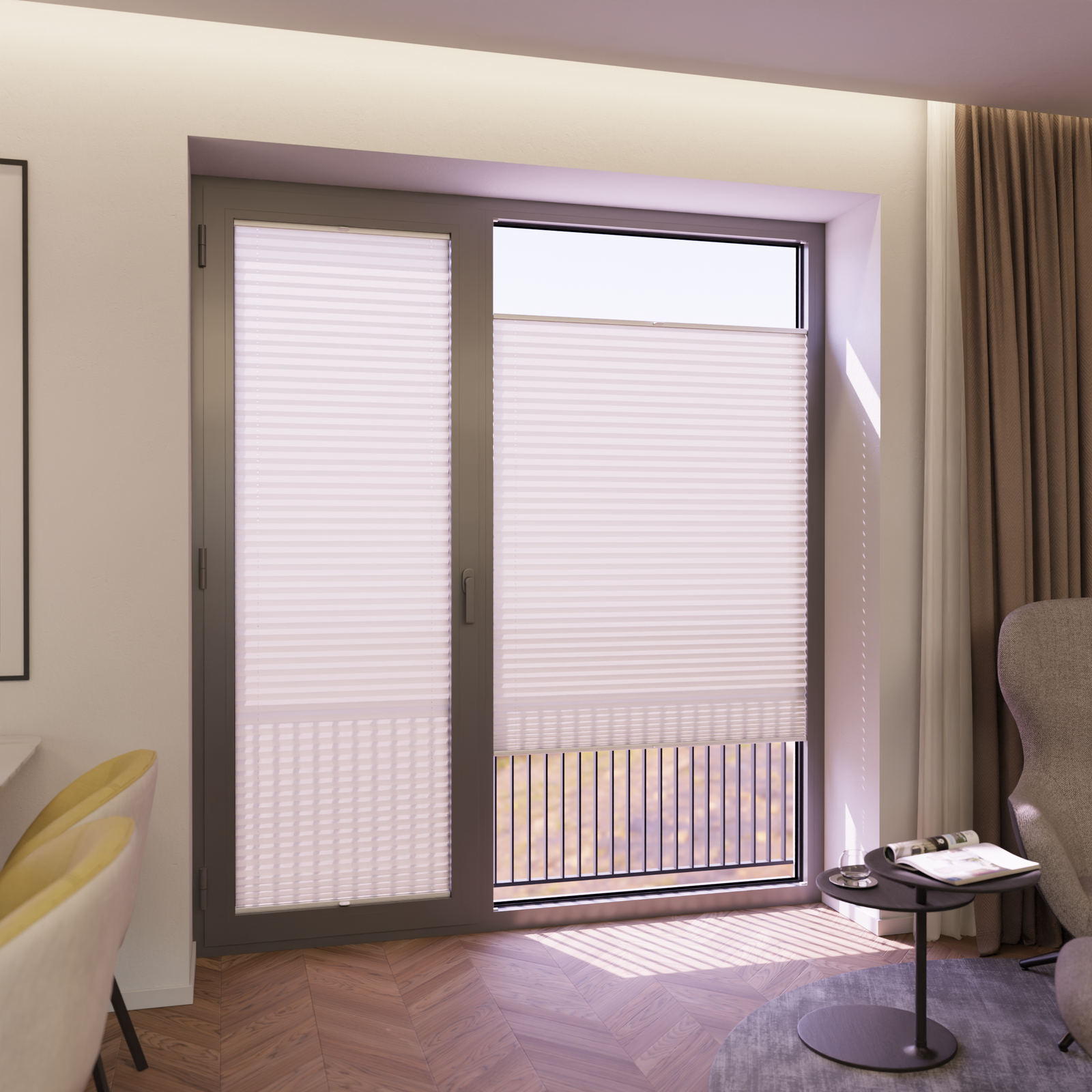 Jaloustore COSIFLOR® Plissee Verona Helles Beige - Bild 6