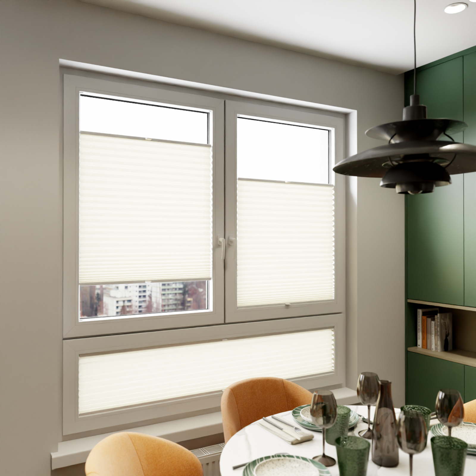 Jaloustore COSIFLOR® Plissee Verona Helles Beige - Bild 7