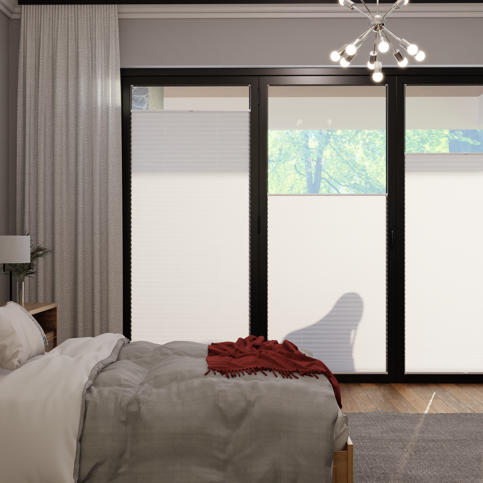 Jaloustore COSIFLOR® Plissee Verona Grau - Bild 0