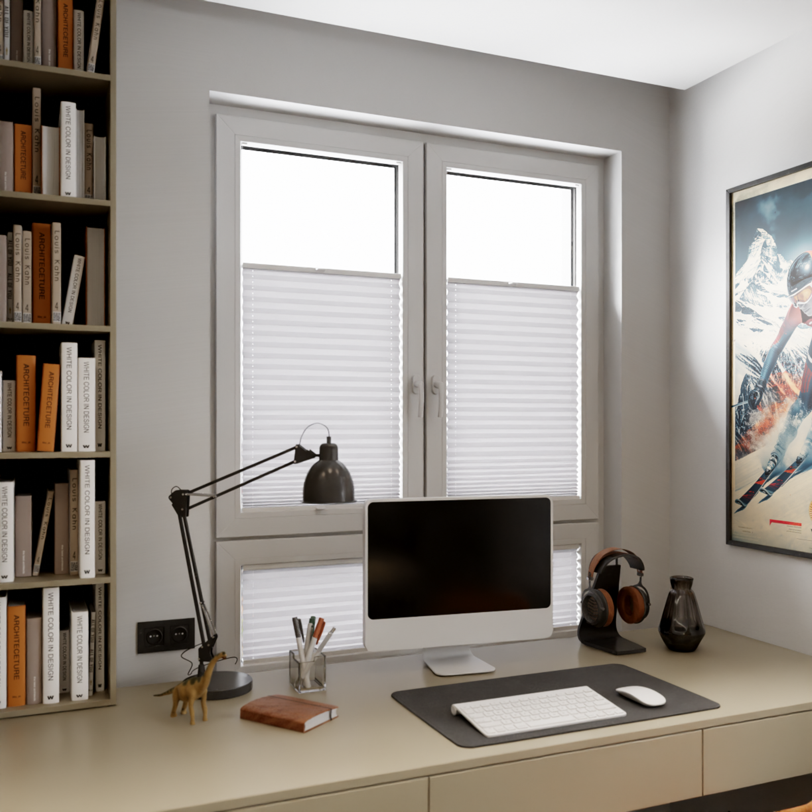 Jaloustore COSIFLOR® Plissee Verona Grau - Bild 9