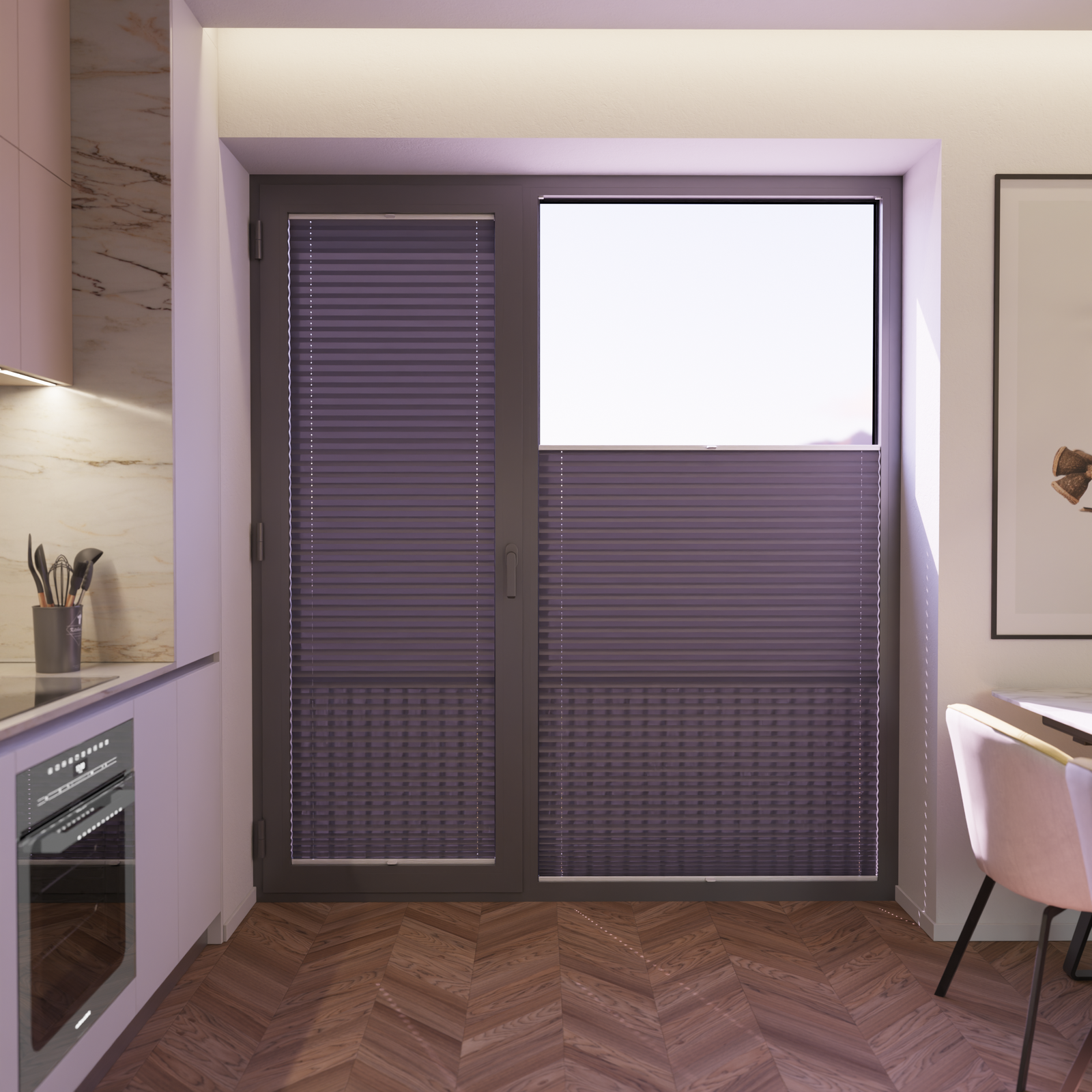 Jaloustore COSIFLOR® Plissee Verona Anthrazit - Bild 5