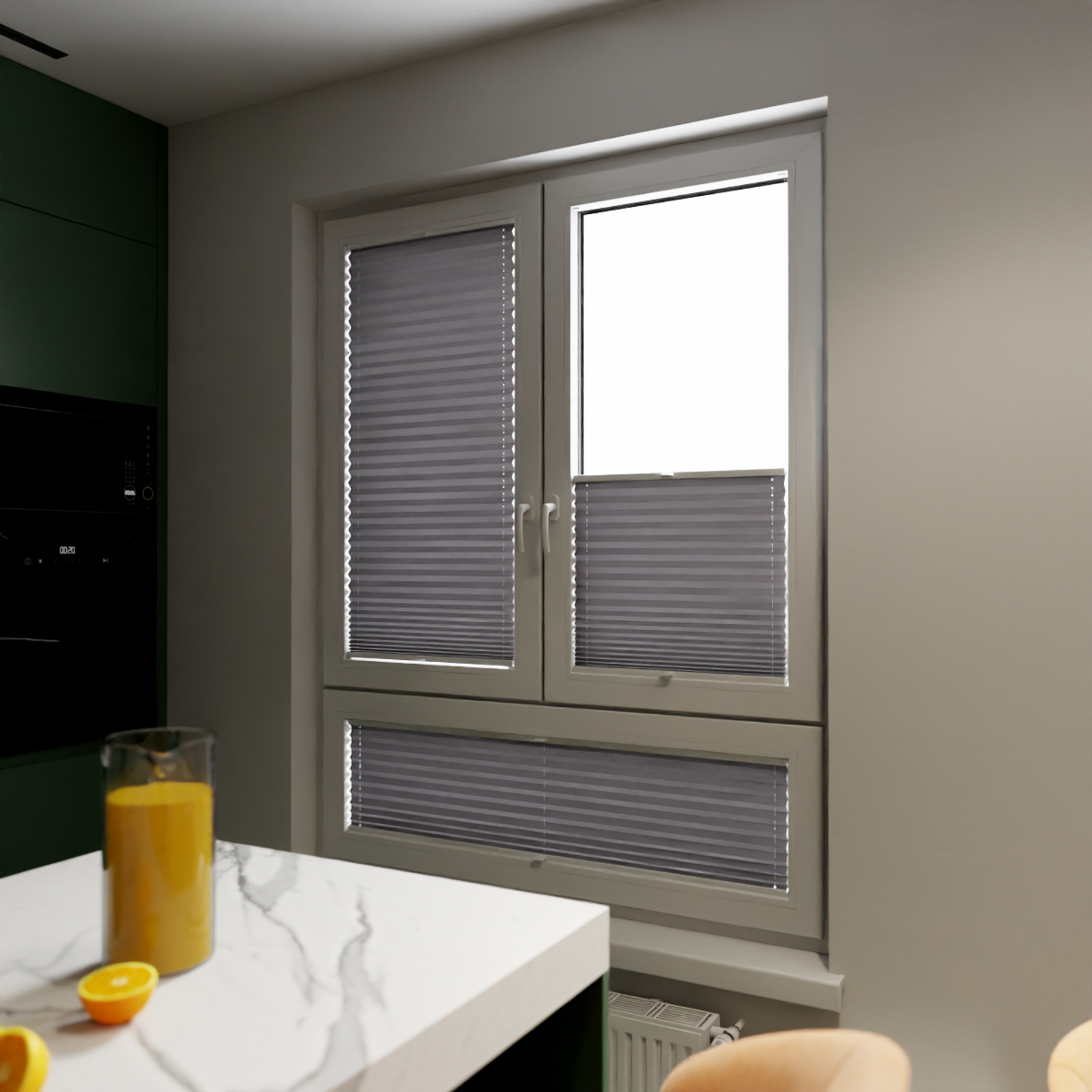 Jaloustore COSIFLOR® Plissee Verona Anthrazit - Bild 10