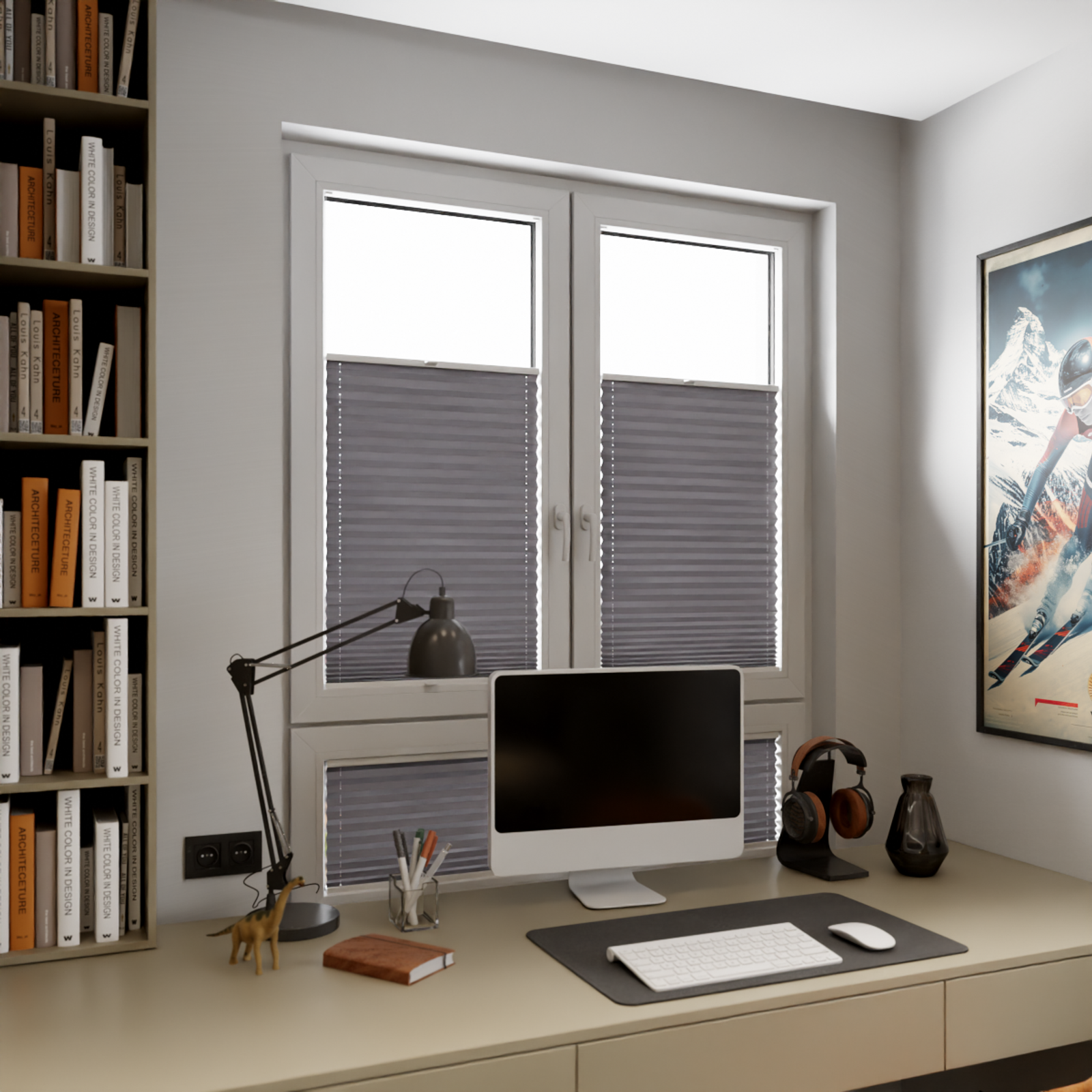 Jaloustore COSIFLOR® Plissee Verona Anthrazit - Bild 9