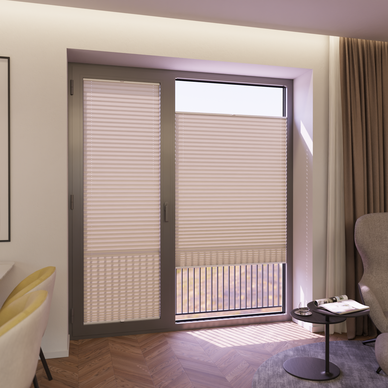 Jaloustore COSIFLOR® Plissee Venezia Beige - Bild 6