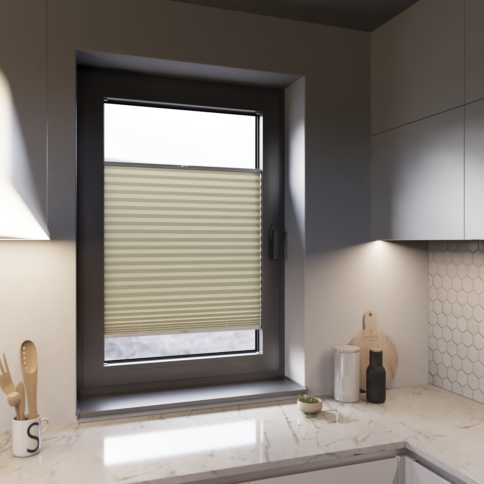 Jaloustore COSIFLOR® Plissee Venezia Beige - Bild 12