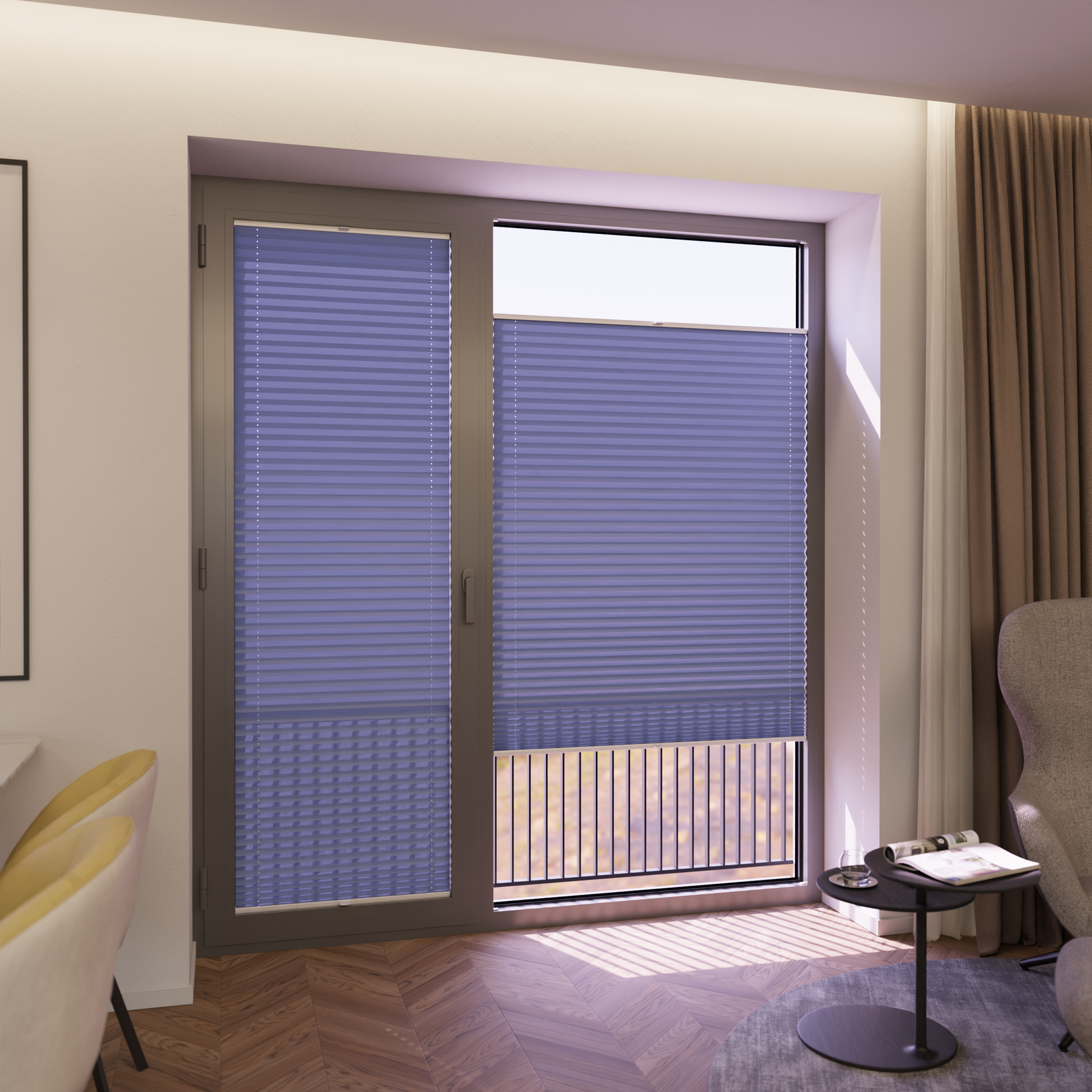 Jaloustore COSIFLOR® Plissee Venezia Hellblau - Bild 6