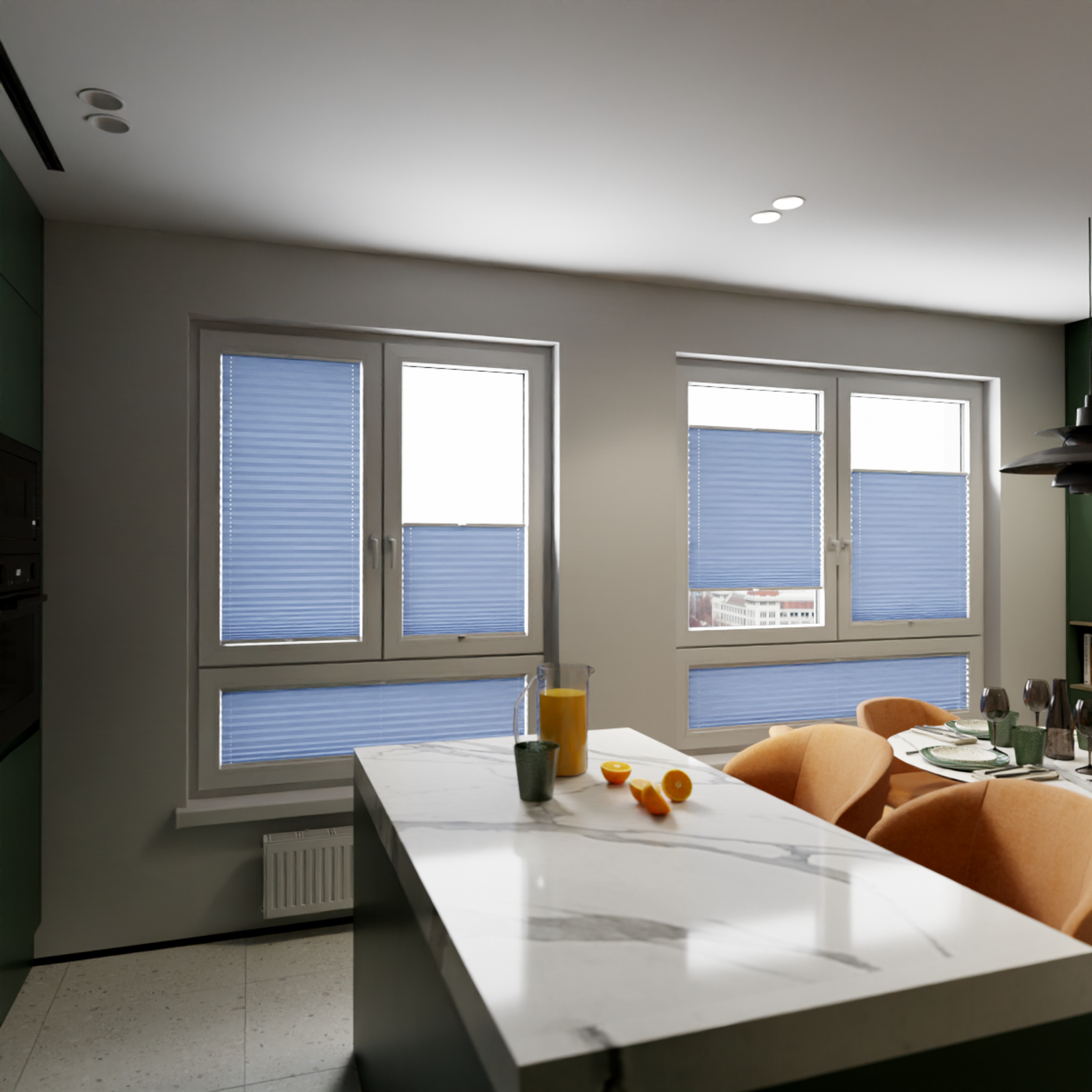 Jaloustore COSIFLOR® Plissee Venezia Hellblau - Bild 11