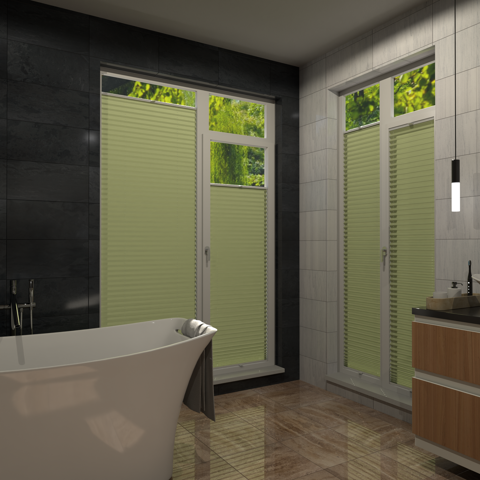 Jaloustore COSIFLOR® Plissee Venezia Hellgrün - Bild 16