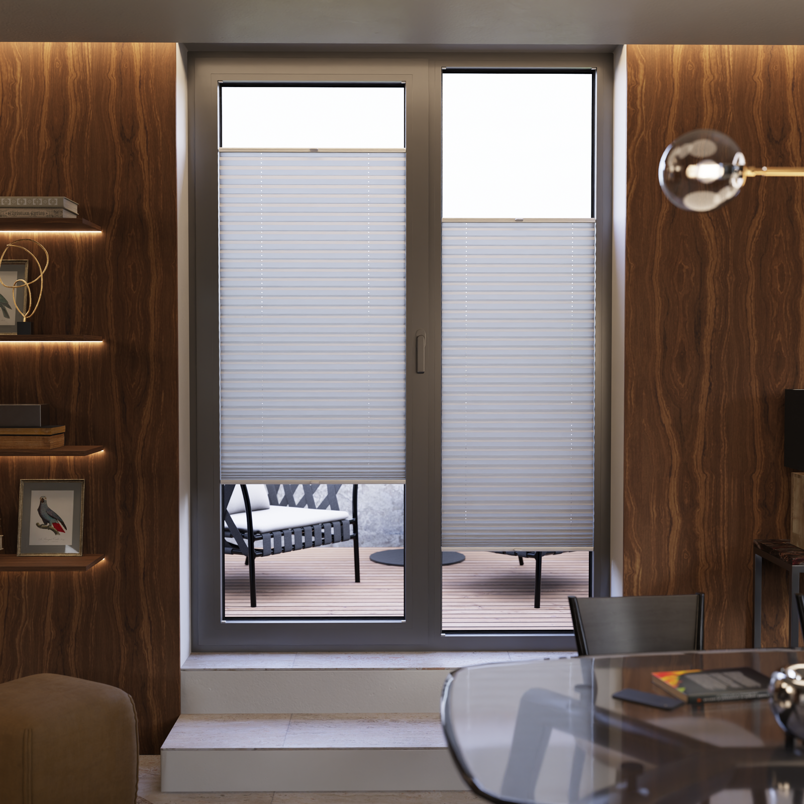 Jaloustore COSIFLOR® Plissee Venezia Hellgrau - Bild 15