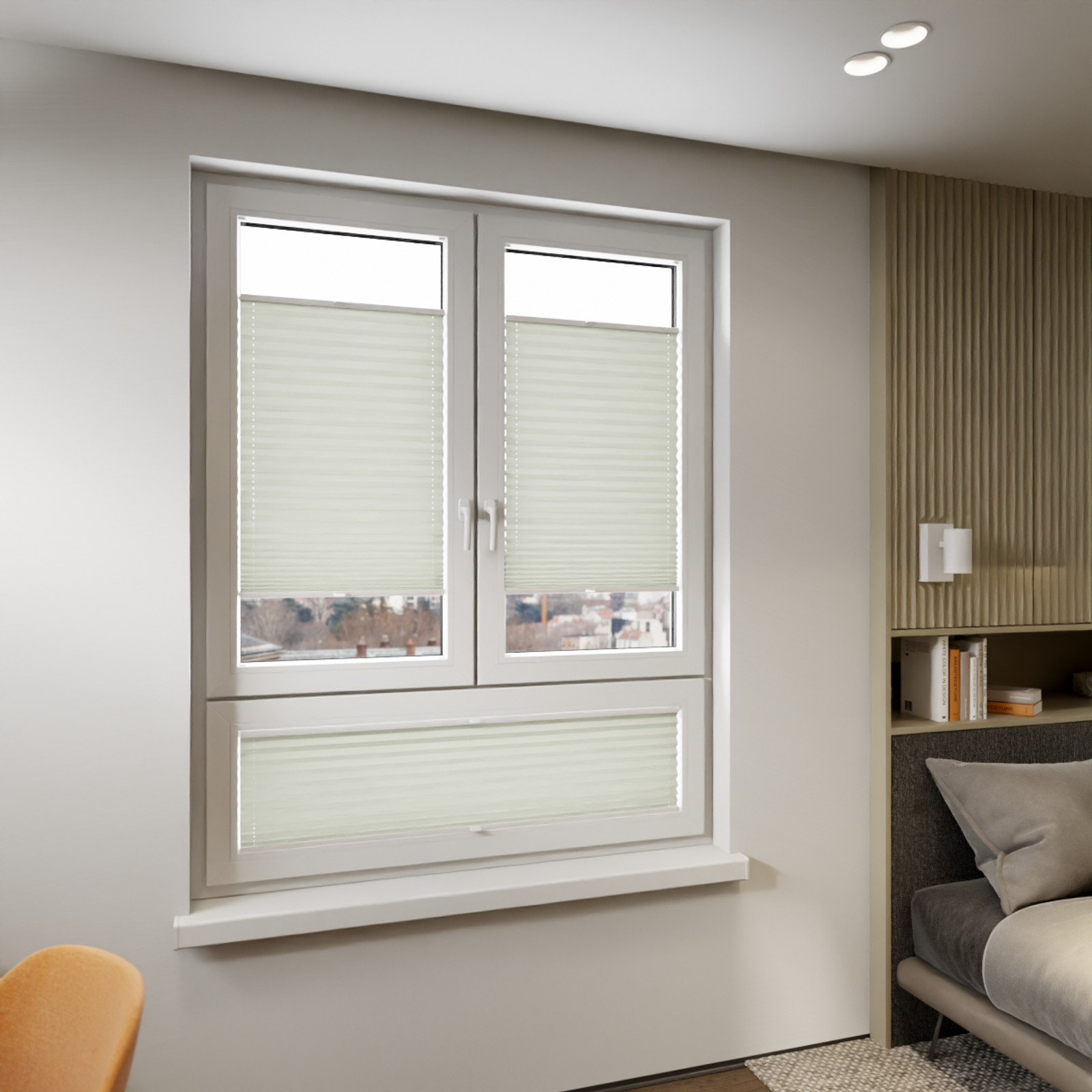 Jaloustore COSIFLOR® Plissee Venezia Grau - Bild 8