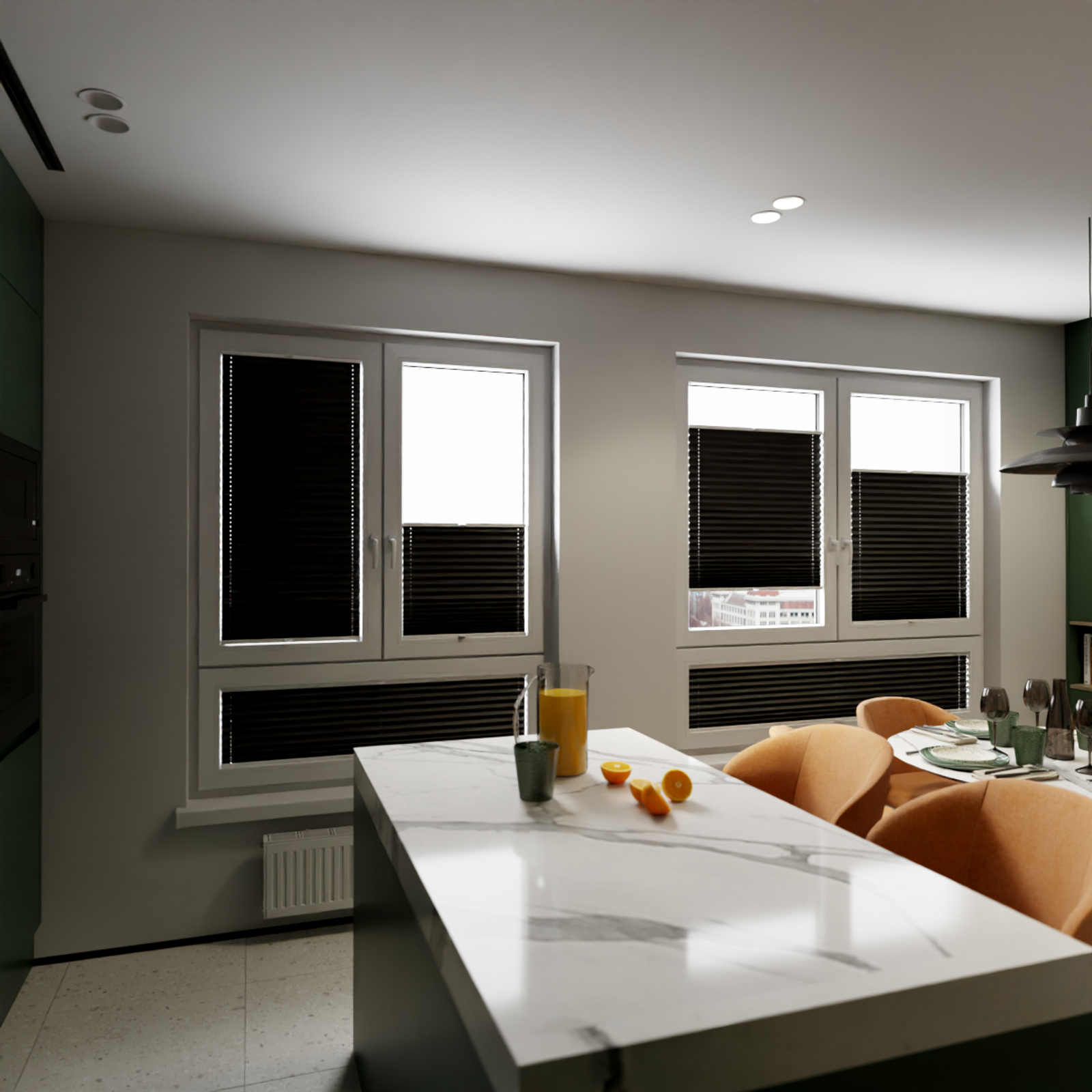 Jaloustore COSIFLOR® Plissee Venezia Schiefergrau - Bild 11