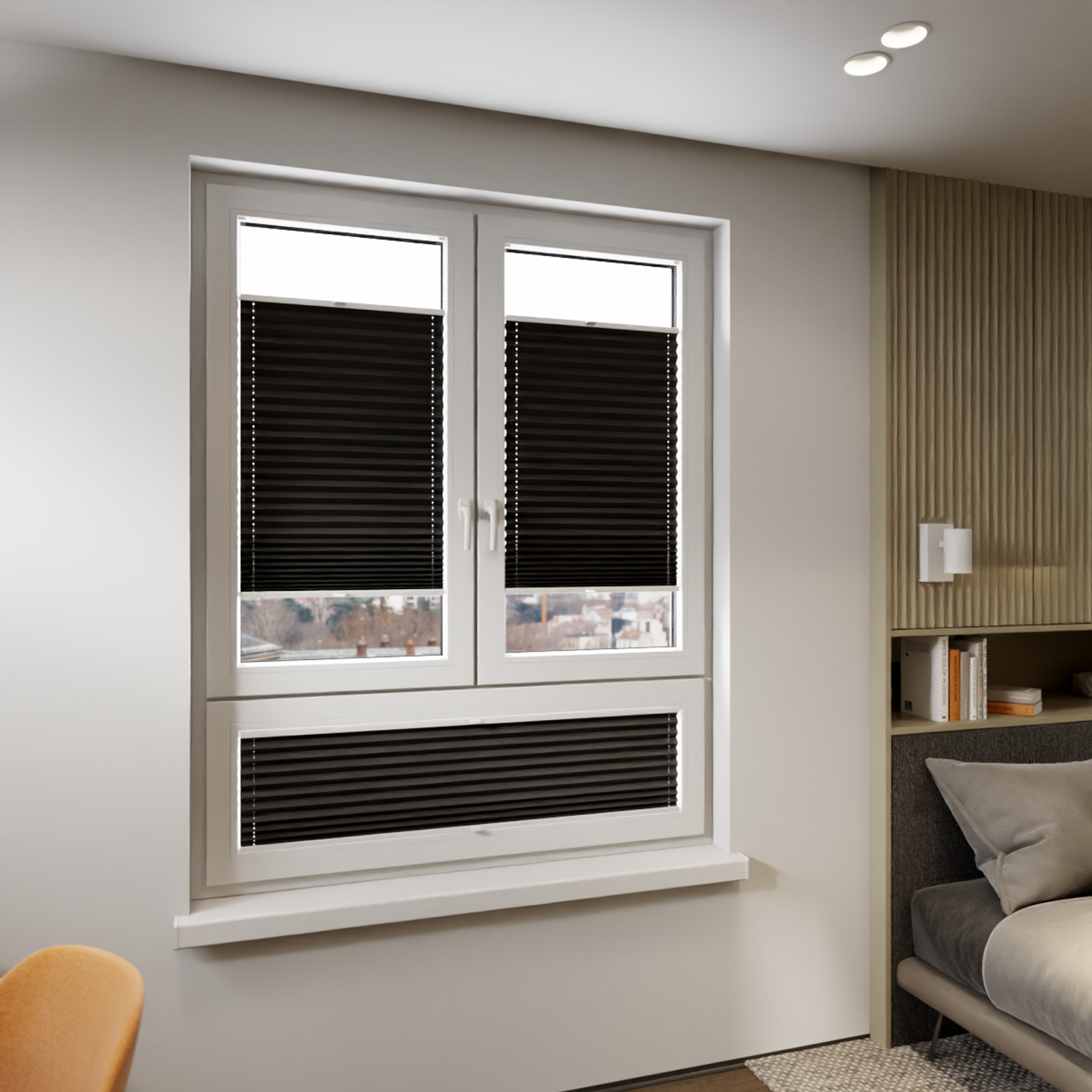 Jaloustore COSIFLOR® Plissee Venezia Schiefergrau - Bild 8