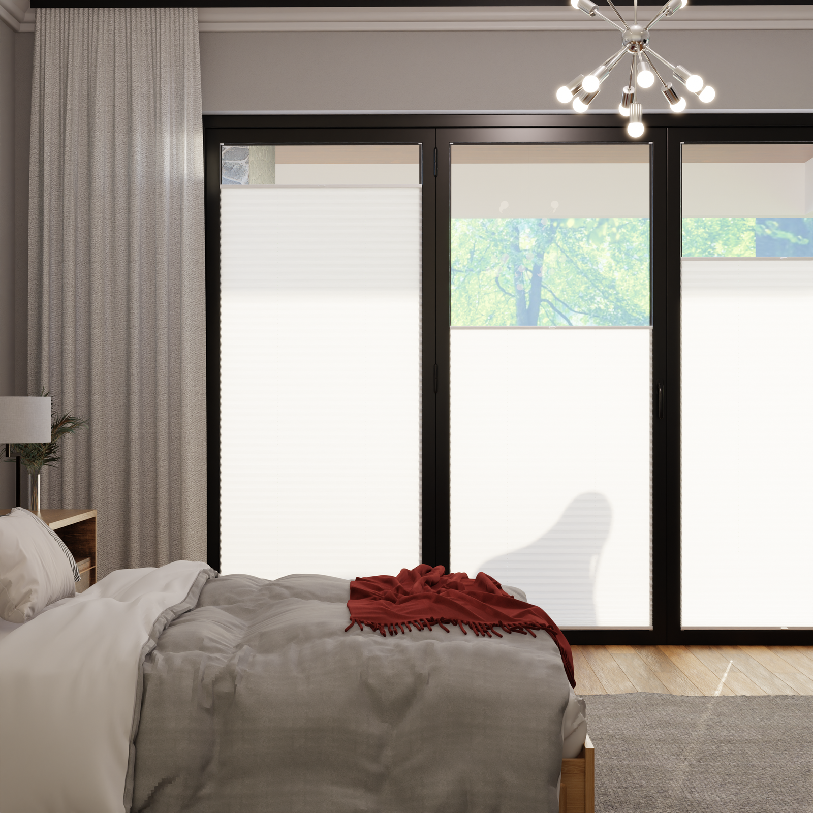 Jaloustore COSIFLOR® Plissee Cannes Weiß - Bild 0