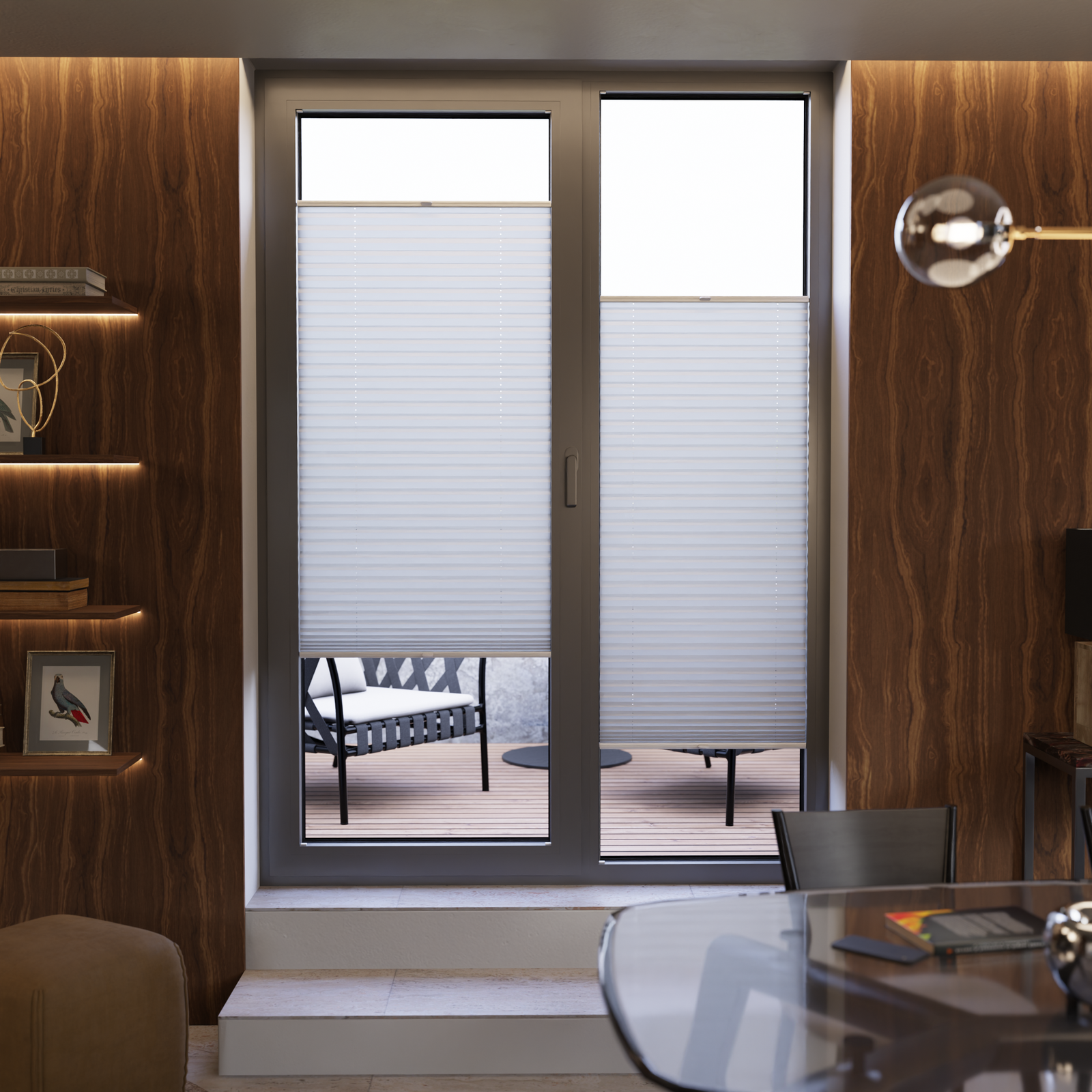 Jaloustore COSIFLOR® Plissee Cannes Weiß - Bild 15