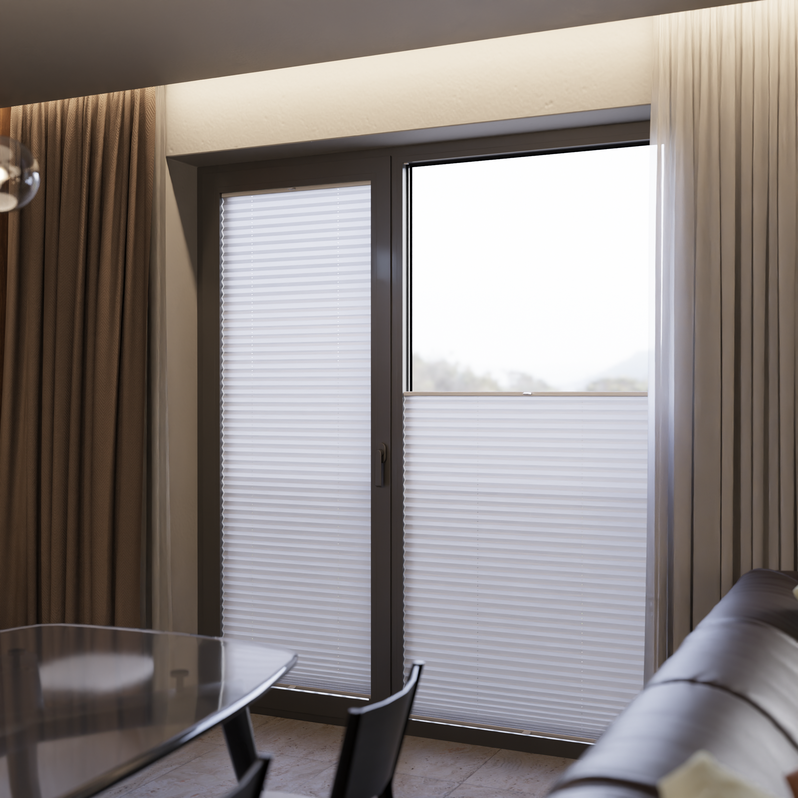 Jaloustore COSIFLOR® Plissee Cannes Reinweiß - Bild 13