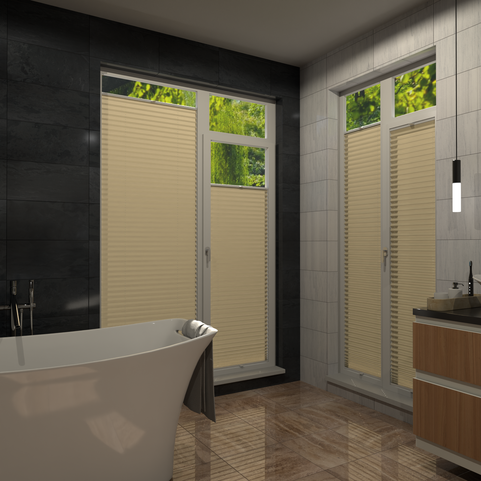 Jaloustore COSIFLOR® Plissee Cannes Beige - Bild 16