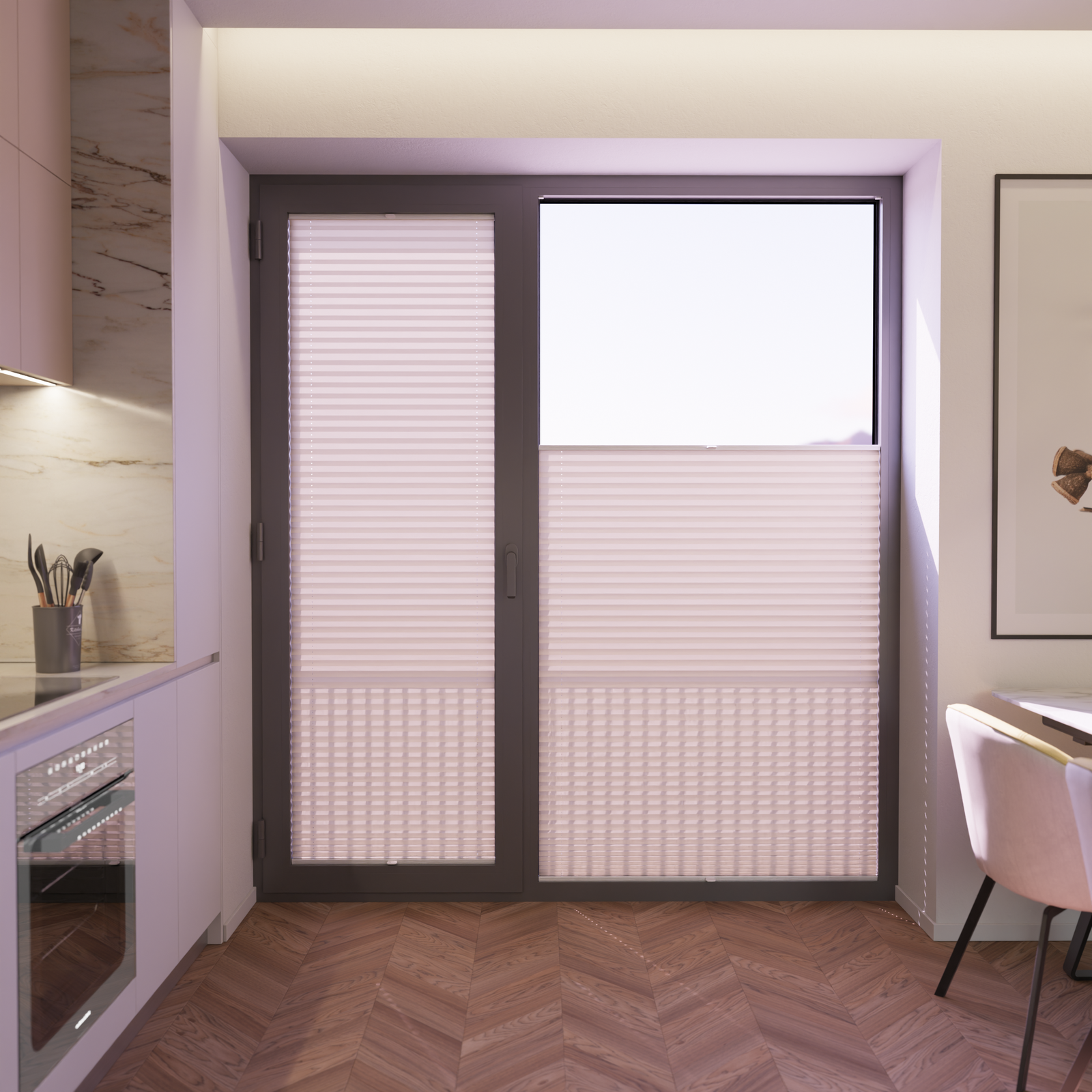 Jaloustore COSIFLOR® Plissee Cannes Beige - Bild 5