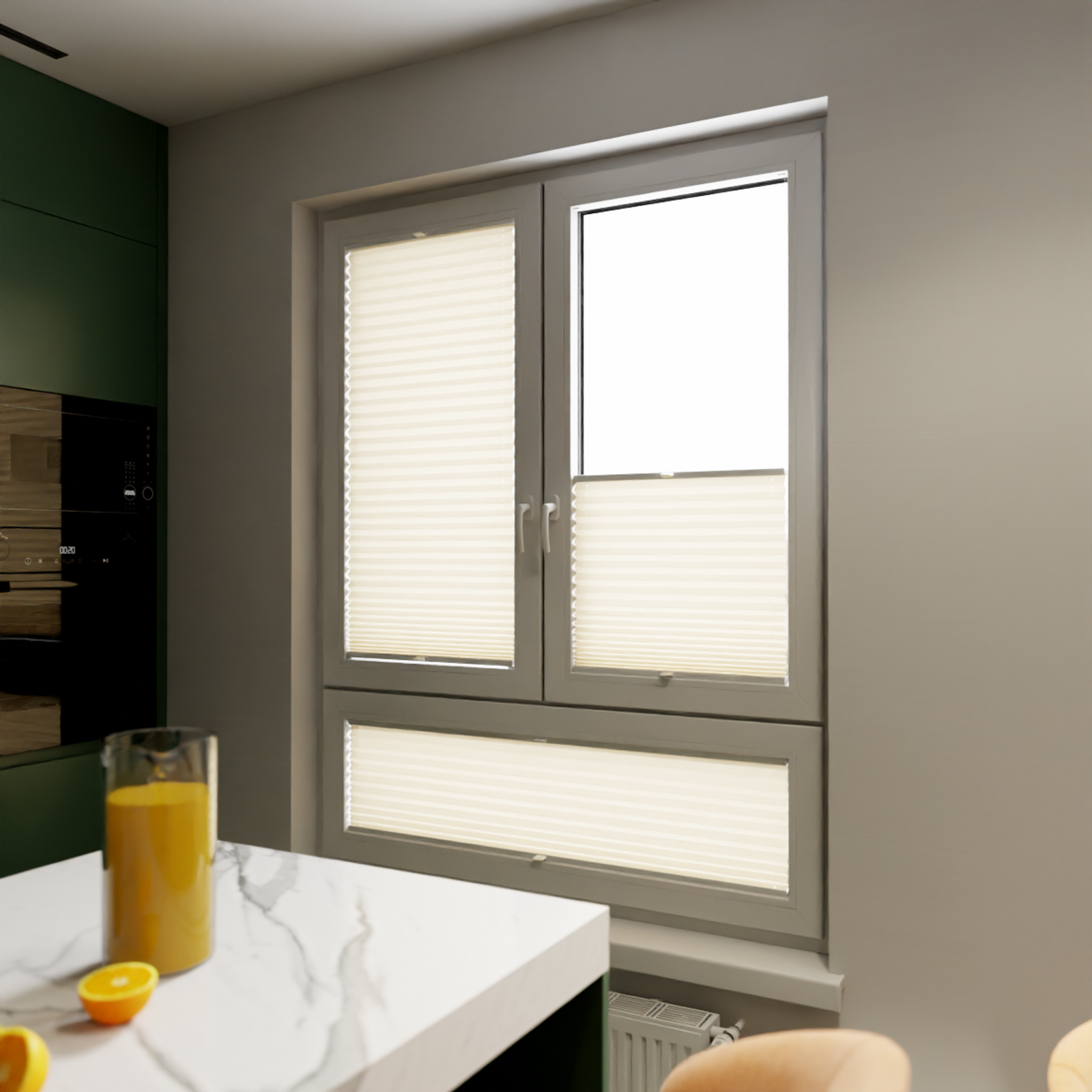 Jaloustore COSIFLOR® Plissee Cannes Beige - Bild 10