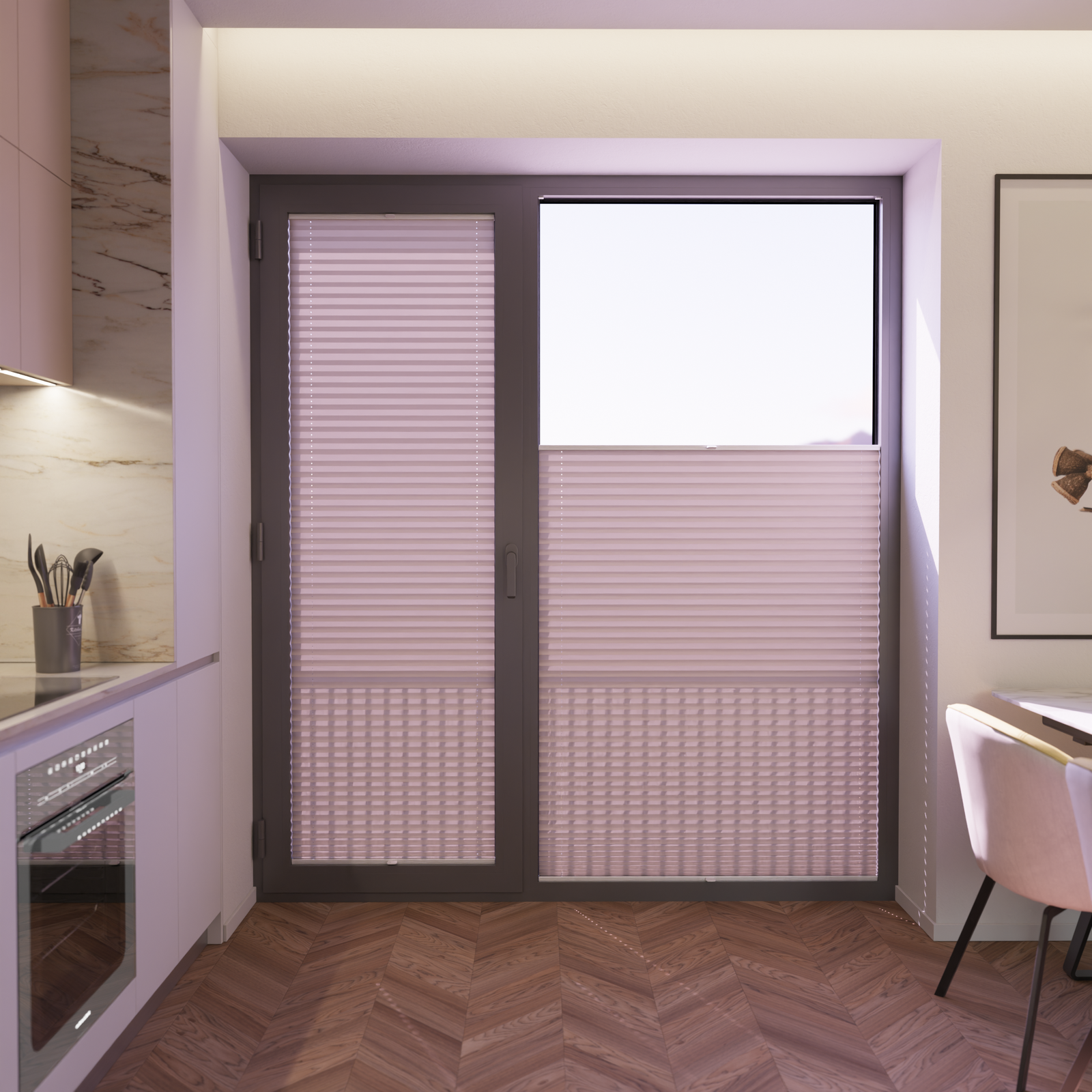 Jaloustore COSIFLOR® Plissee Cannes Kamel - Bild 5