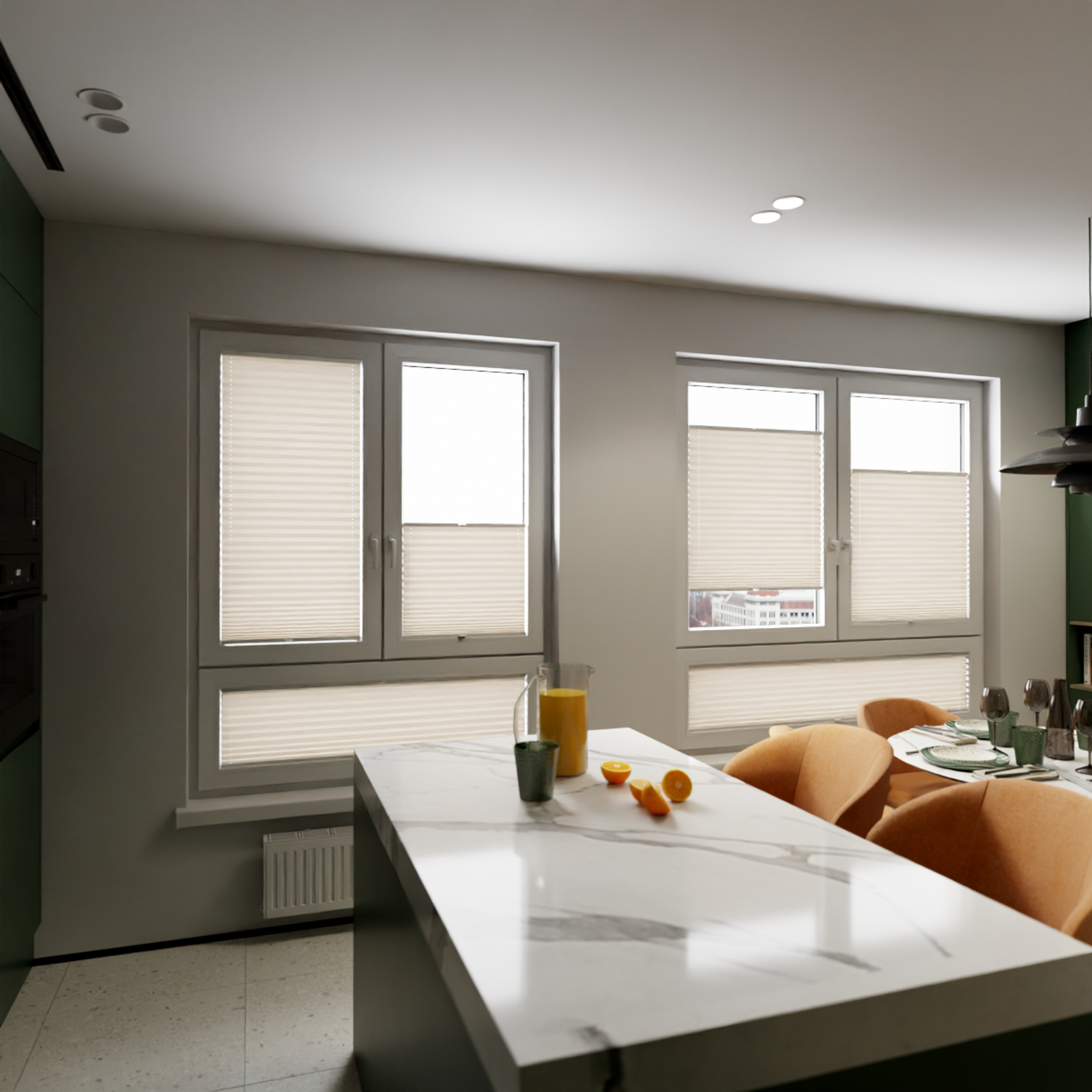 Jaloustore COSIFLOR® Plissee Cannes Kamel - Bild 11