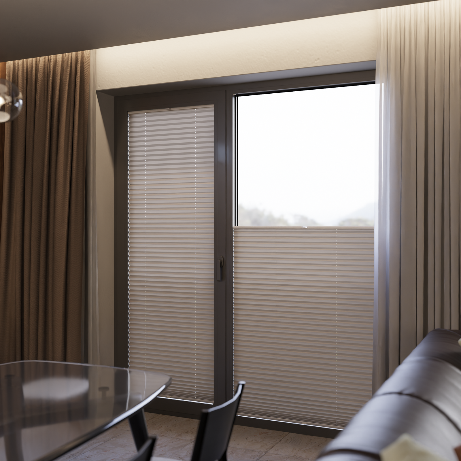 Jaloustore COSIFLOR® Plissee Cannes Kamel - Bild 13