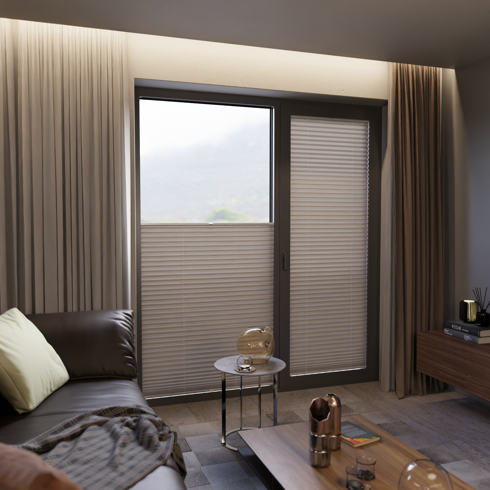 Jaloustore COSIFLOR® Plissee Cannes Kamel - Bild 14