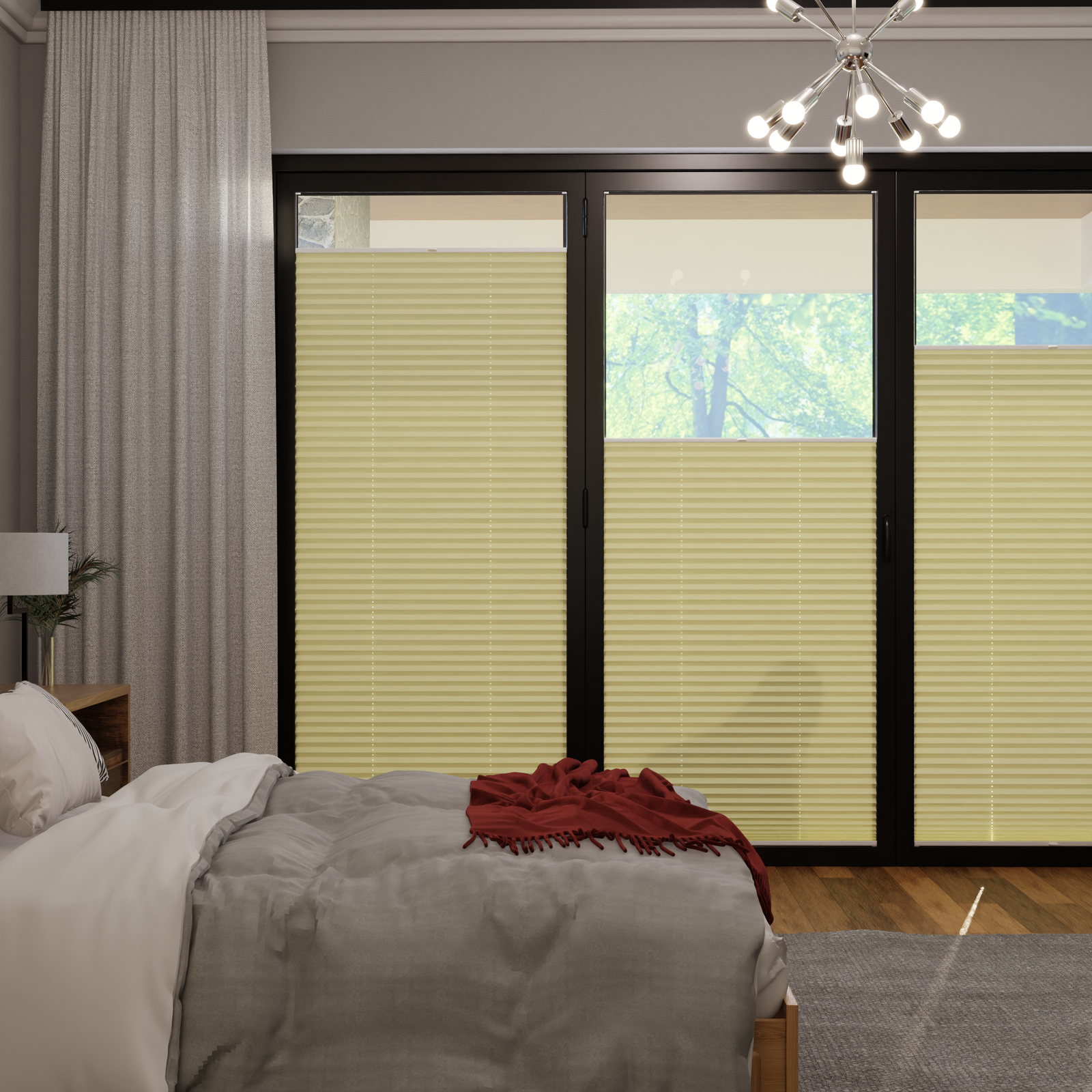 Jaloustore COSIFLOR® Plissee Cannes Gelb - Bild 0