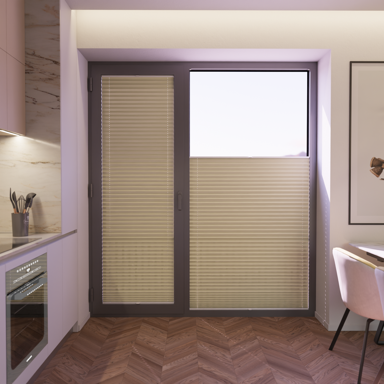 Jaloustore COSIFLOR® Plissee Cannes Gelb - Bild 5