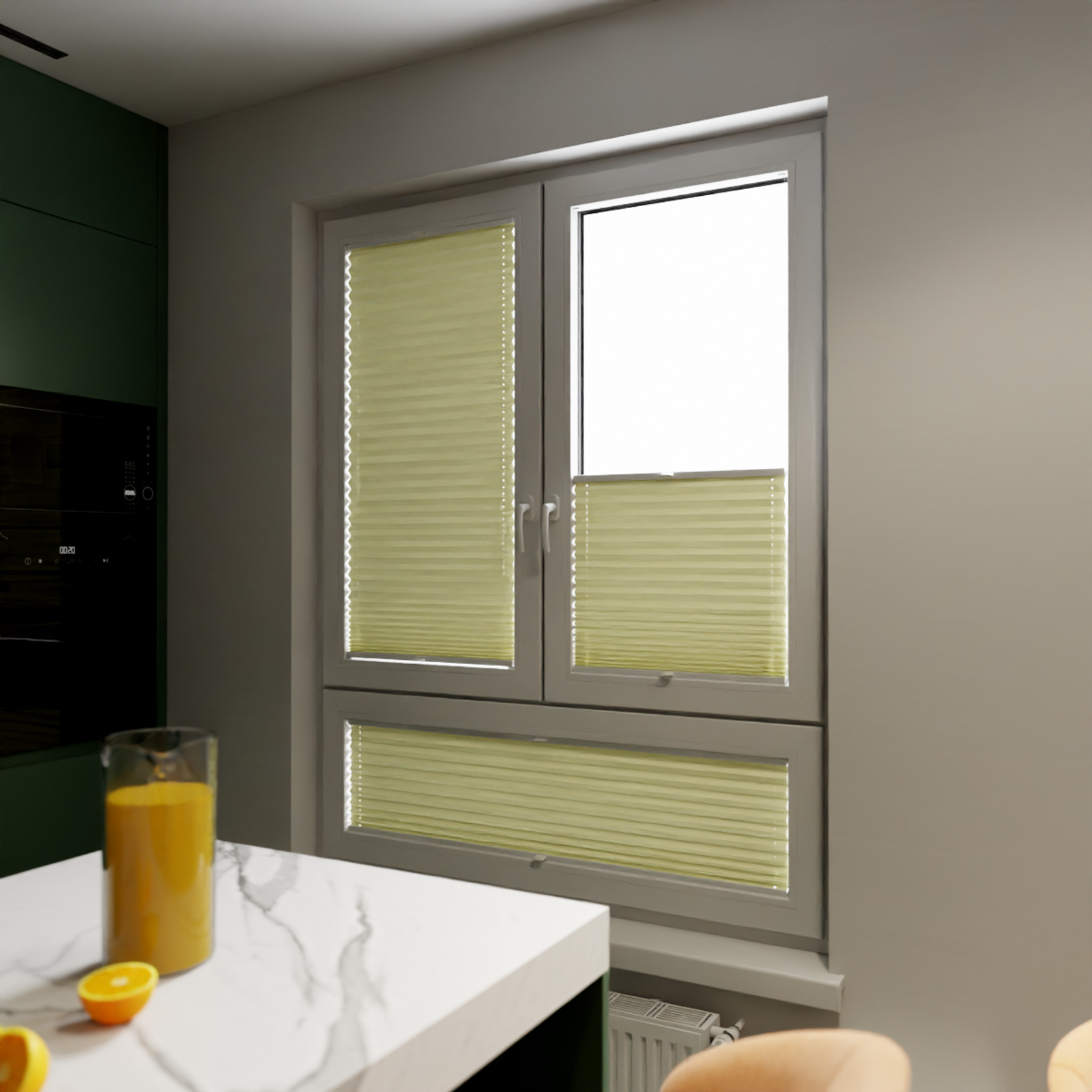 Jaloustore COSIFLOR® Plissee Cannes Gelb - Bild 10