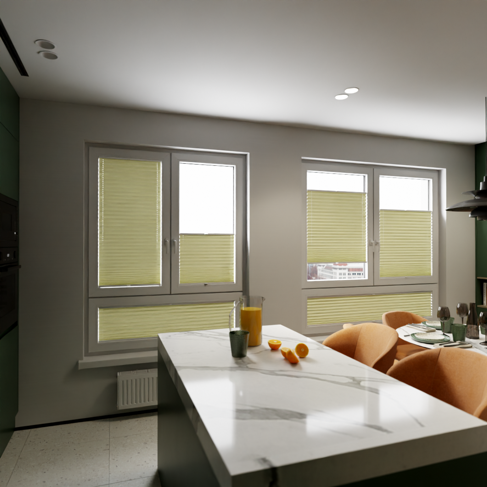 Jaloustore COSIFLOR® Plissee Cannes Gelb - Bild 11