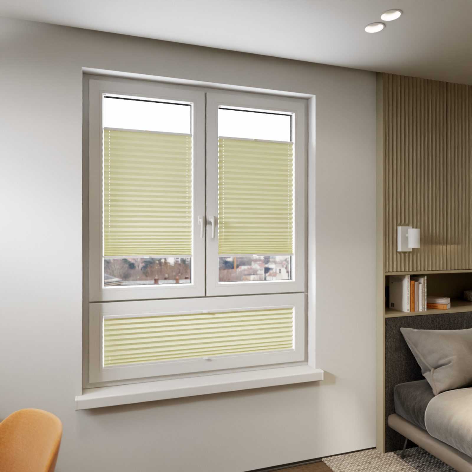 Jaloustore COSIFLOR® Plissee Cannes Gelb - Bild 8