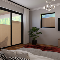 Jaloustore COSIFLOR® Plissee Cannes Braun - Vorschau 1