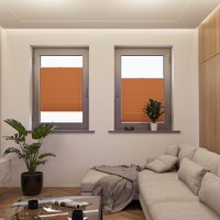 Jaloustore COSIFLOR® Plissee Cannes Orange - Vorschau 4