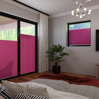 Jaloustore COSIFLOR® Plissee Cannes Himbeere - Vorschau 1