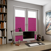 Jaloustore COSIFLOR® Plissee Cannes Himbeere - Vorschau 9