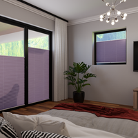 Jaloustore COSIFLOR® Plissee Cannes Graublau - Vorschau 1