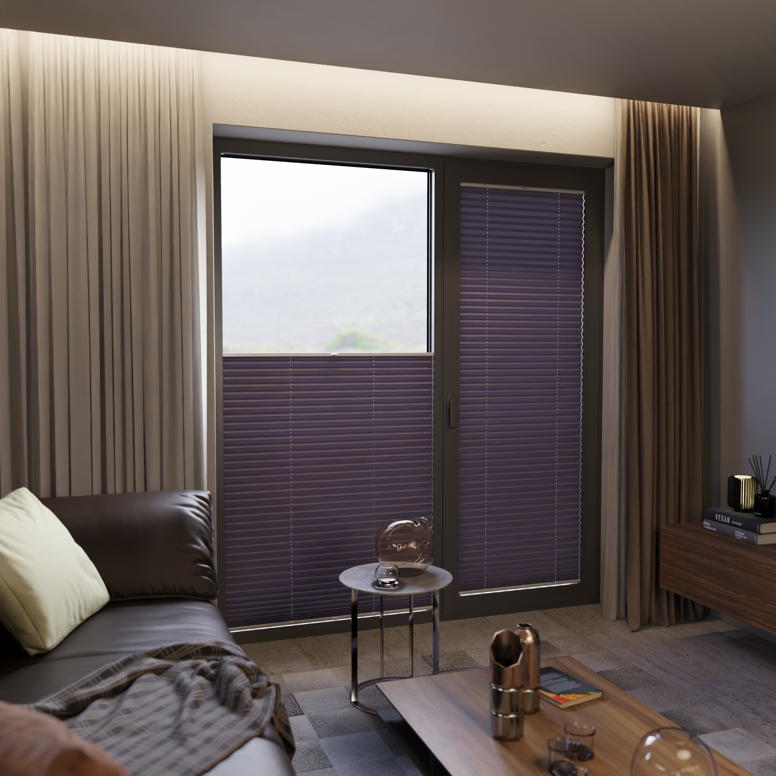 Jaloustore COSIFLOR® Plissee Cannes Graublau - Bild 14